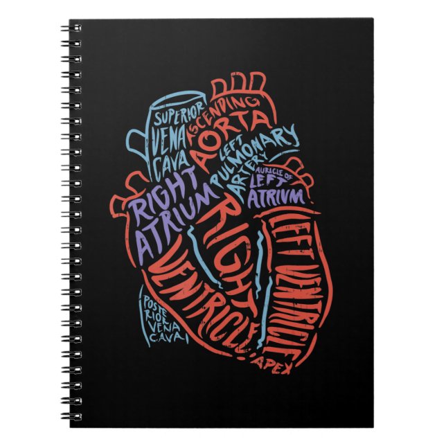 Cuaderno Médica de Anatomía Especializada en el Corazón Bio (Frente)
