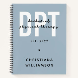 Cuaderno Médica de DPT personalizado de la terapia física
