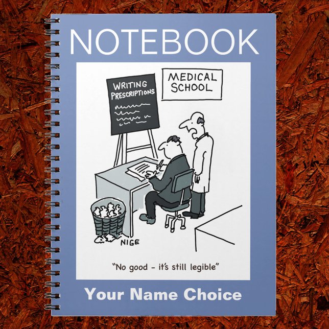 Cuaderno Médica en Facultad de Medicina escribiendo una rec (Subido por el creador)