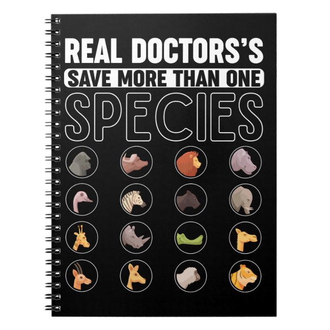 Cuaderno Médica veterinario para el rescate de animales (Frente)