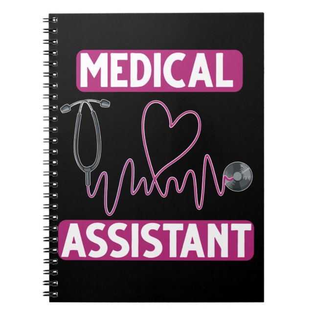 Cuaderno Medical Assistant Stethoscope Nurse (Frente)