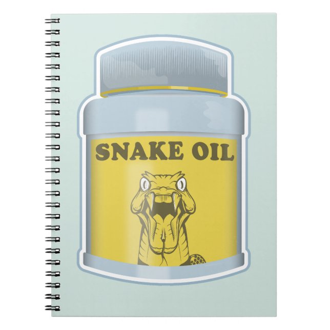 Cuaderno Medicina alternativa al aceite de serpiente (Frente)