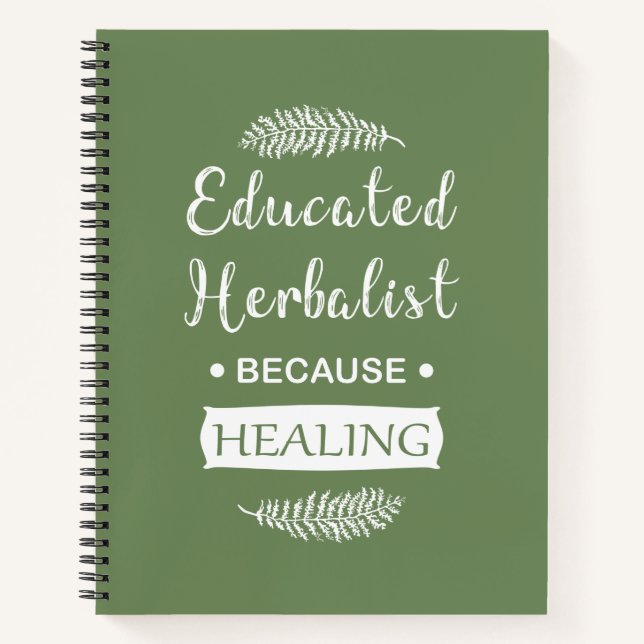 Cuaderno Medicina natural herbolística educada (Anverso)
