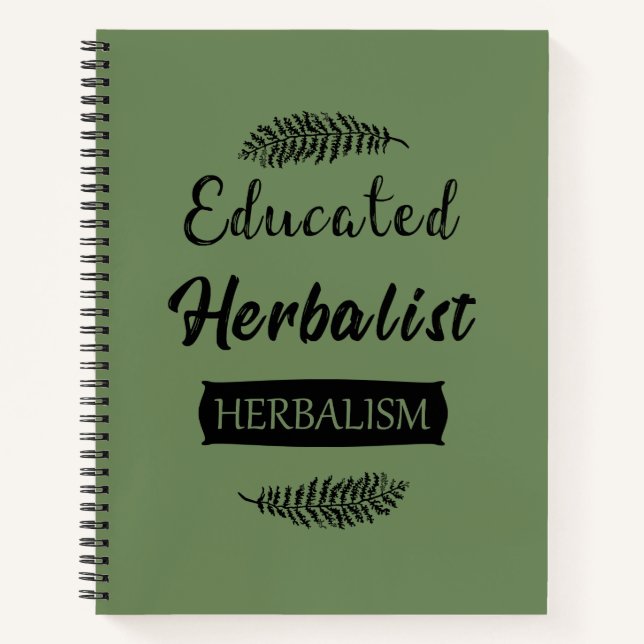 Cuaderno Medicina natural herbolística educada (Anverso)