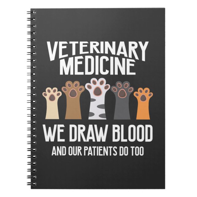 Cuaderno Medicina Veterinaria Vet Tech Rescate Animal (Frente)