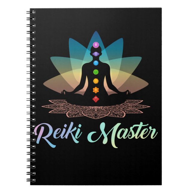 Cuaderno Medición de yoga espiritual del maestro de Reiki C (Frente)