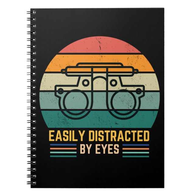 Cuaderno Médico oftalmológico divertida (Frente)