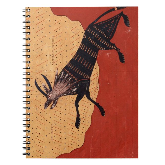 Cuaderno Medieval beast notebook (Frente)