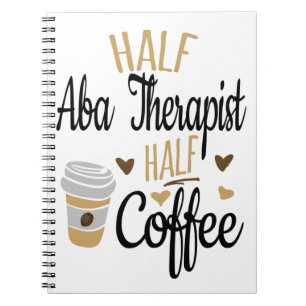 Cuaderno Medio café terápico de ABA