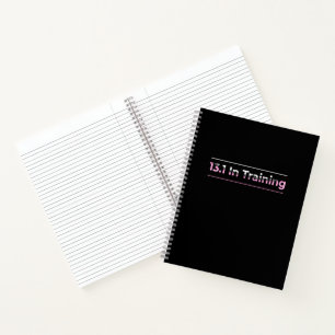 Cuaderno Medio corredor de maratón - 13.1 en entrenamiento