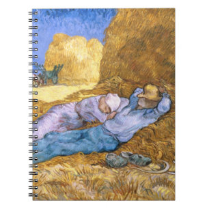 Cuaderno Mediodía de Vincent van Gogh el  , la siesta,