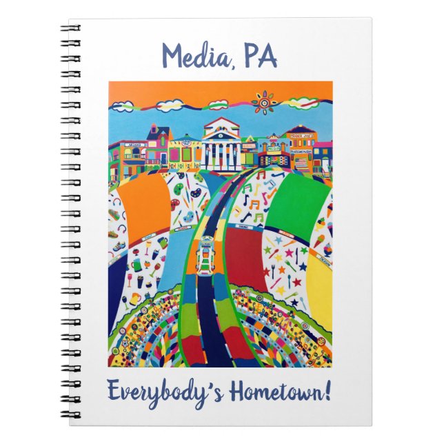Cuaderno Medios de comunicación de Pennsylvania (Frente)