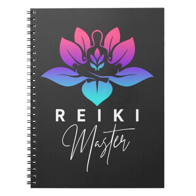 Cuaderno Meditación de la Terapia Espiritual de Reiki Maste (Frente)