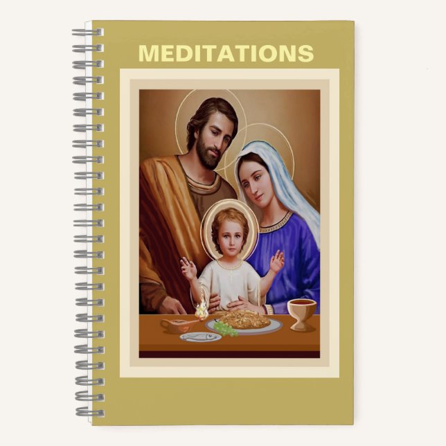 Cuaderno Meditaciones sobre las escrituras (Anverso)