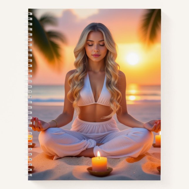 CUADERNO MEDITATION - YOGA - WELLNESS - CARPE DIEM (Anverso)