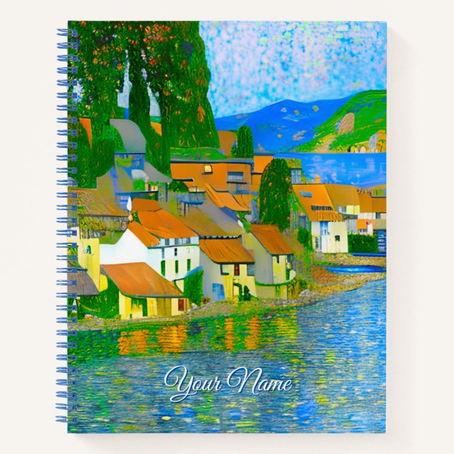 Cuaderno Mediterranean Village by the Sea Journal (Anverso)