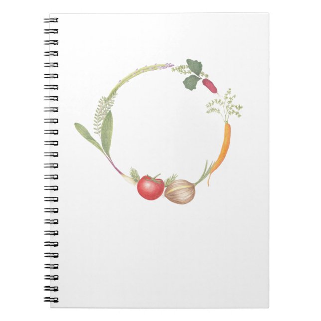 Cuaderno Medley Wreath vegetable (Frente)