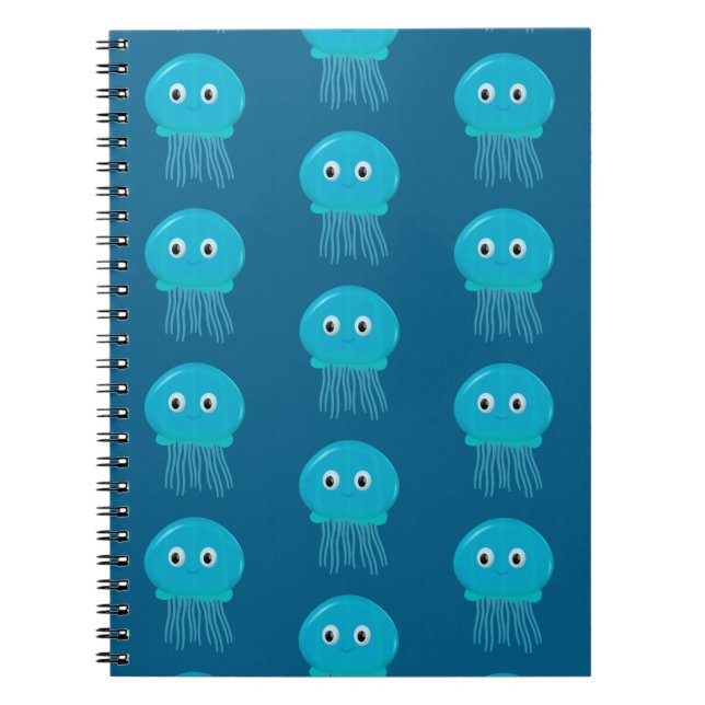 Cuaderno Medusa de dibujos animados linda (Frente)