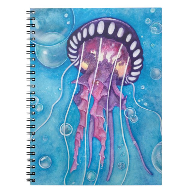 Cuaderno Medusa de Mar Profundo (Frente)