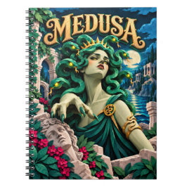 Cuaderno Medusa, Monstruo de Recorte de Papel