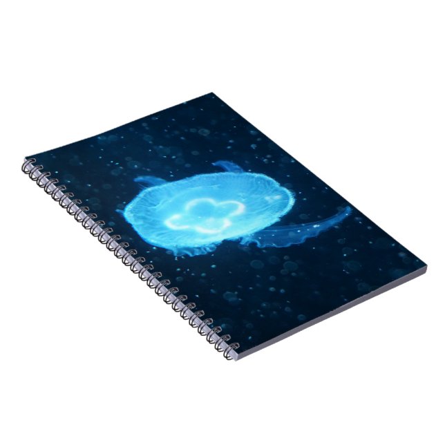 Cuaderno Medusa nadadora azul (Lado Derecho)