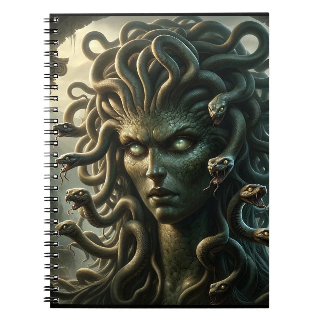 Cuaderno Medusa Stare de la Muerte Jefe de las Serpientes (Frente)
