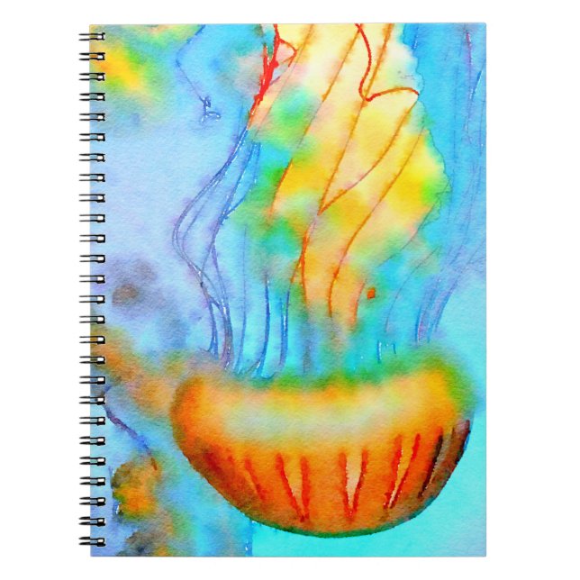 Cuaderno Medusas de la acuarela (Frente)
