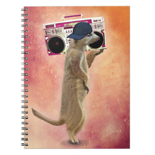 Cuaderno Meerkat and Boom Box