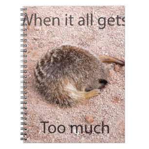 Cuaderno Meerkat divertido