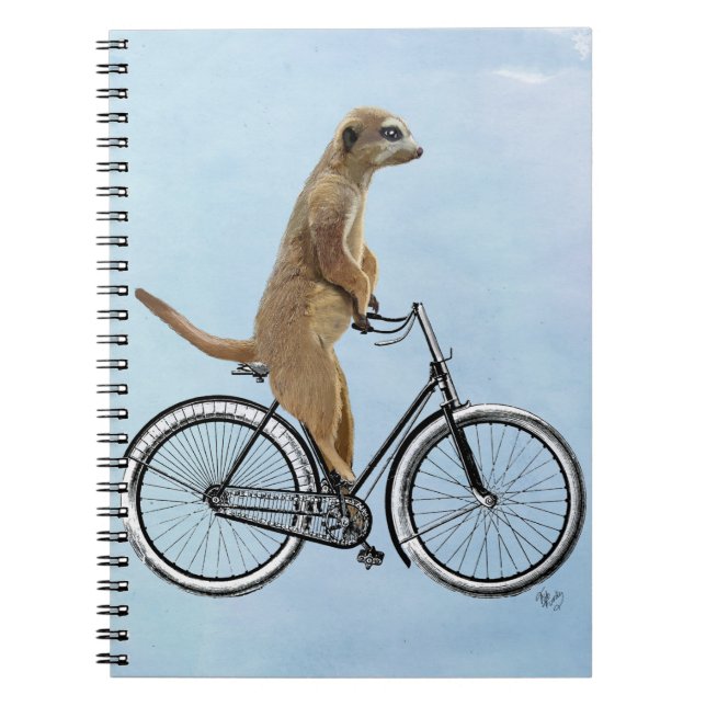 Cuaderno Meerkat en bicicleta 2 (Frente)