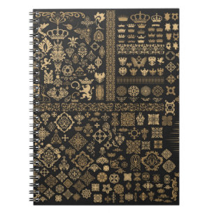 Cuaderno Mega conjunto de elementos barrocos