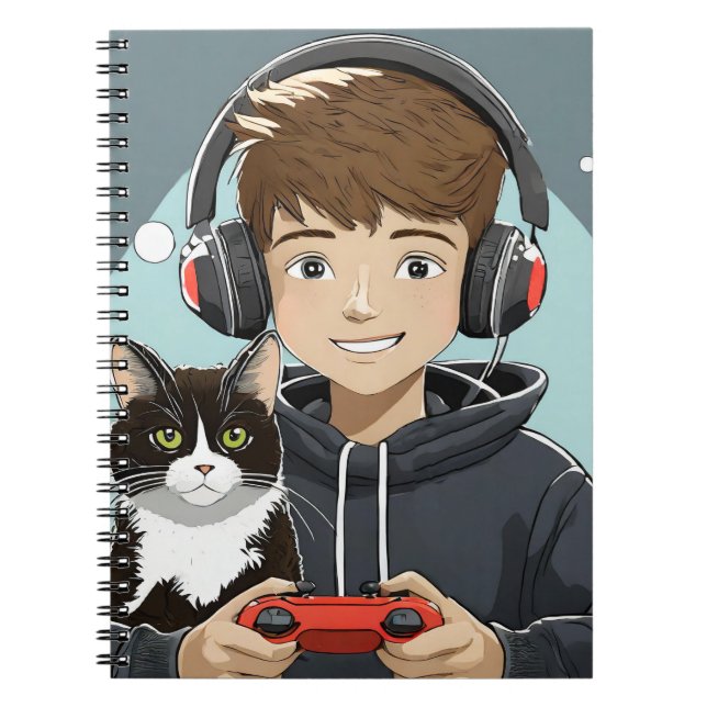 Cuaderno Mega Jrex Gaming pequeño diario (Frente)