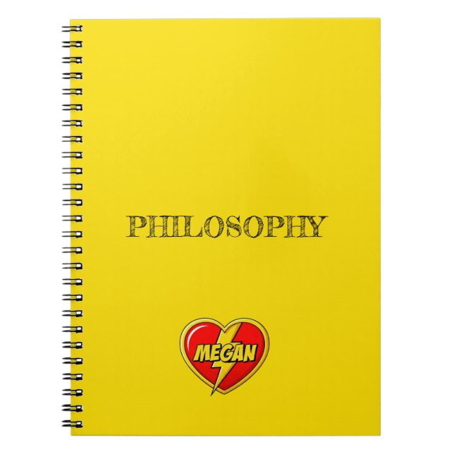 Cuaderno Megan Yellow (Frente)