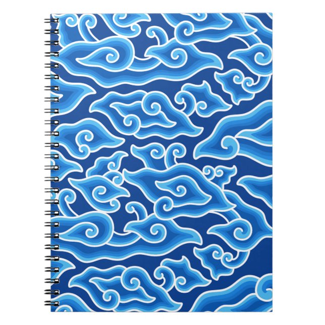 Cuaderno Megenmienda del patrón de batik de Megenmienda (Frente)