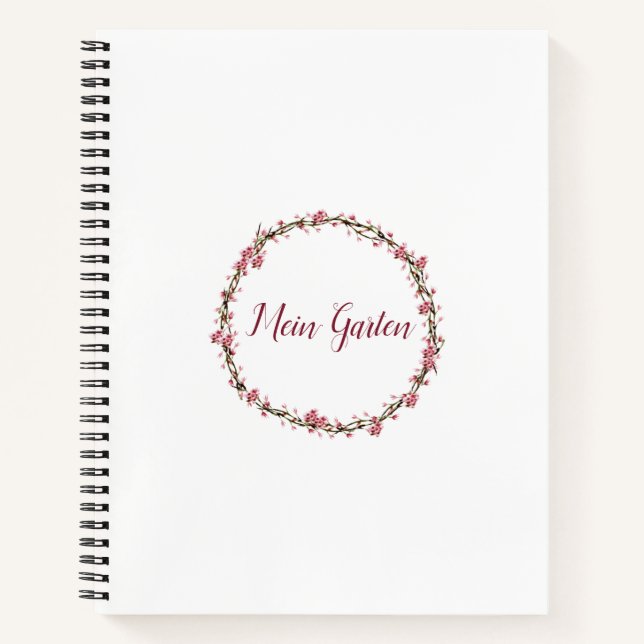 Cuaderno Mein Garten Spiralnotizblock (Anverso)