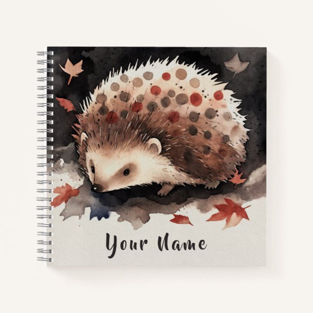 Cuaderno Mein kleiner Igel-Freund „Zwergerl“ Notizblock (Anverso)