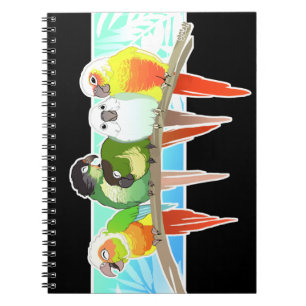Cuaderno Mejilla verde Conures