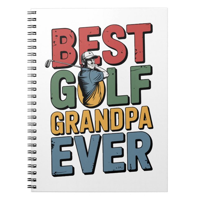 Cuaderno Mejor Abuelo de Golf (Frente)