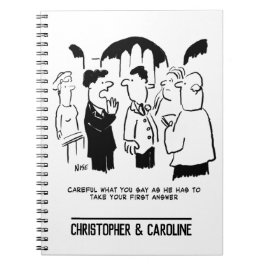 Cuaderno Mejor advertencia de hombre al novio