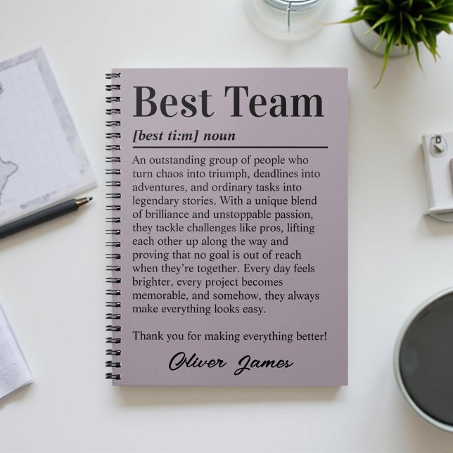 Cuaderno Mejor Apreciación de Empleado de Personalizado de  (Subido por el creador)