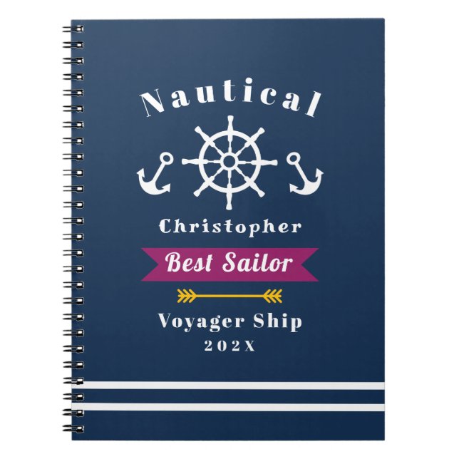 Cuaderno Mejor Armada Naval Náutica (Frente)