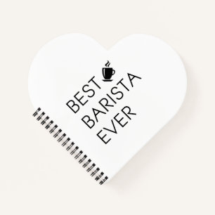 Cuaderno Mejor barista de todos los tiempos. Regalo de Bari