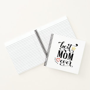 Cuaderno Mejor cita del día de la madre   Portátil
