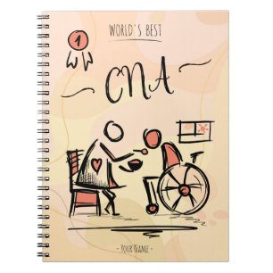 Cuaderno Mejor CNA del mundo: regalo de asistente de enferm