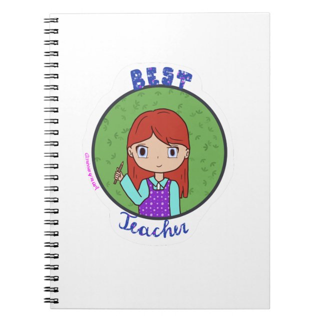 Cuaderno Mejor dibujo de caricaturas de caricatura de plomo (Frente)