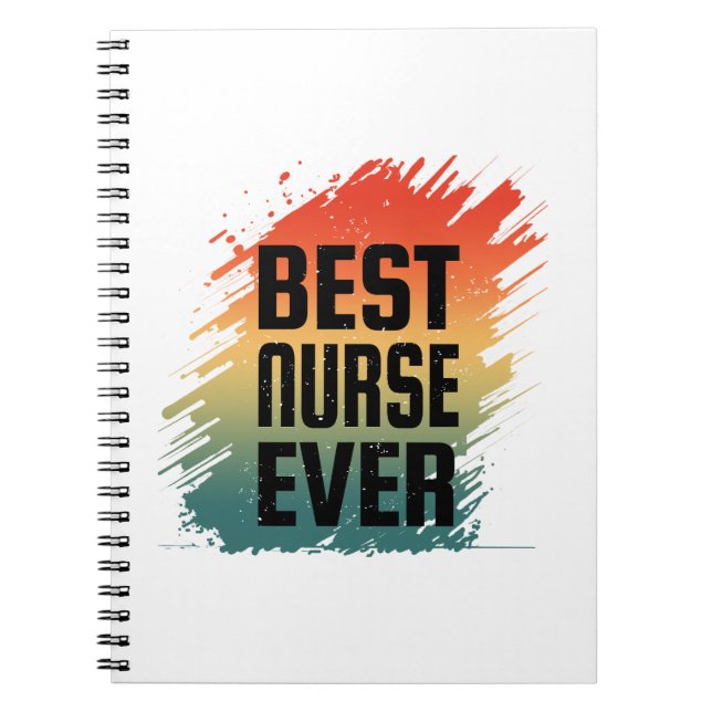 CUADERNO MEJOR ENFERMERA DE TODAS (Frente)