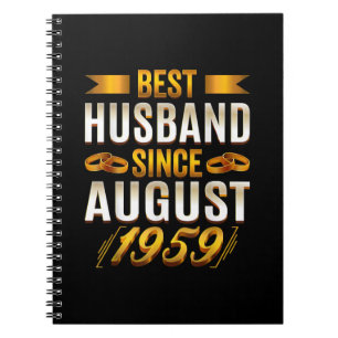 Cuaderno Mejor Esposo Desde Agosto De 1959 - Gracioso 61