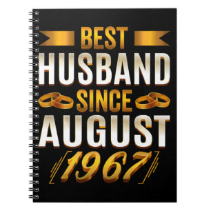 Cuaderno Mejor Esposo Desde Agosto De 1967 Aniversario Grac