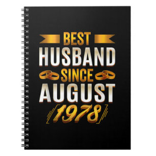 Cuaderno Mejor Esposo Desde Agosto De 1978 - Gracioso 42