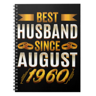 Cuaderno Mejor Esposo desde el 60 aniversario de Agosto